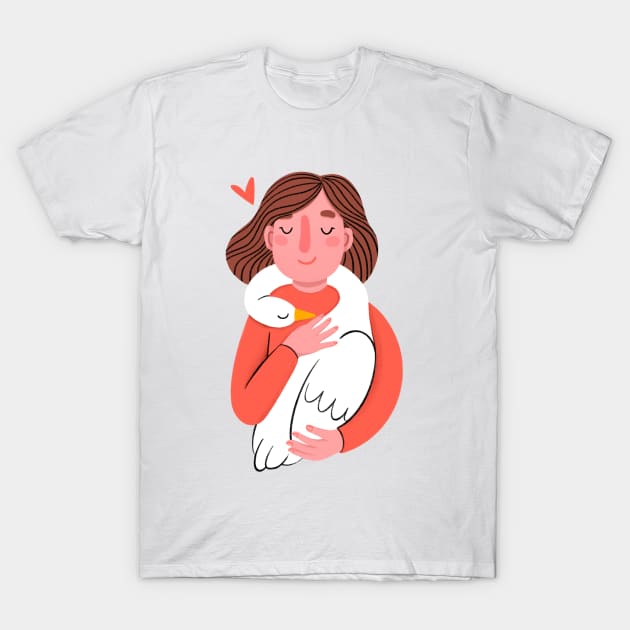 Goose friend T-Shirt by jill_gori